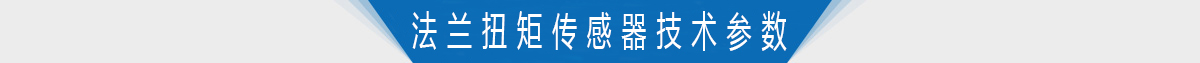 单法兰轴式静态扭矩传感器技术参数